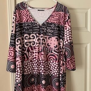 Shirt is made by Lily. Bought it from Zulily.